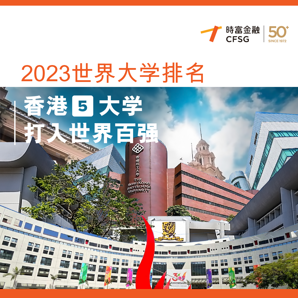 2023世界大学排名– 香港5大学打入世界百强- 时富金融